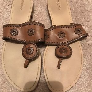 Like jack Rogers Moreno size 8 brown sandals